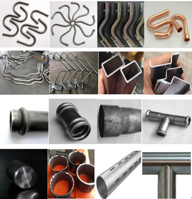 multiple pipe shapes